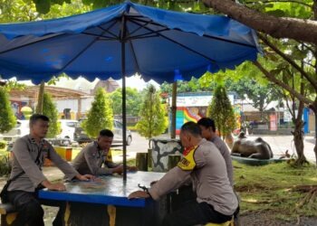 Polsek Baros Tingkatkan Pengamanan di Tempat Wisata