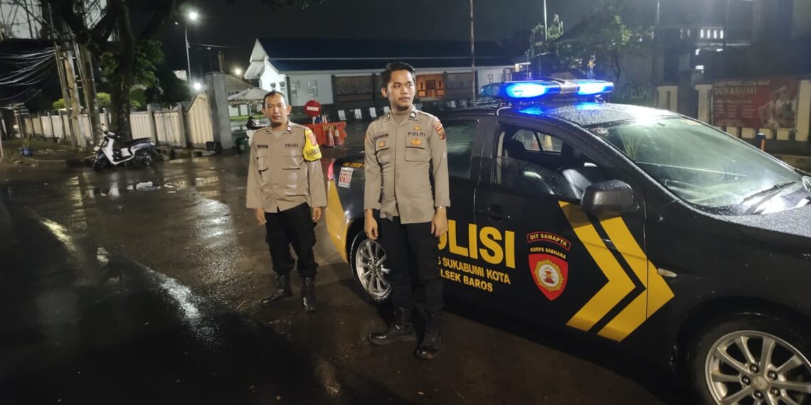 Jelang Natal dan Tahun Baru 2025, Polsek Baros Intensitas Patroli malam hari