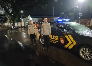 Jelang Natal dan Tahun Baru 2025, Polsek Baros Intensitas Patroli malam hari
