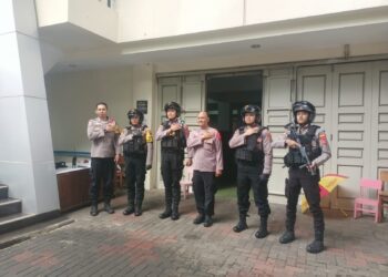 Jelang Perayaan Natal, Polsek Cisaat intensifkan Pengamanan  Gereja