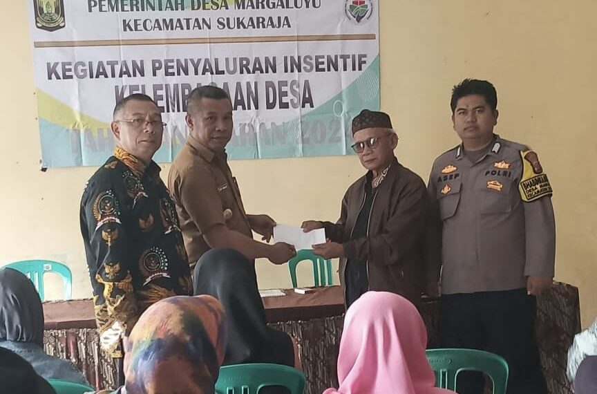Polsek Sukaraja laksanakan pengawasan penyaluran dana insentif