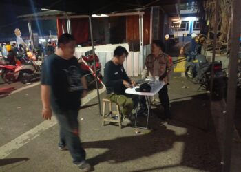Polsek Warudoyong Gencar Laksanakan Patroli Malam Hari.