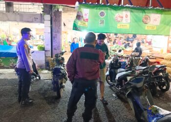 Jaga Kondusifitas Polsek Citamiang Sukabumi Gencarkan Patroli