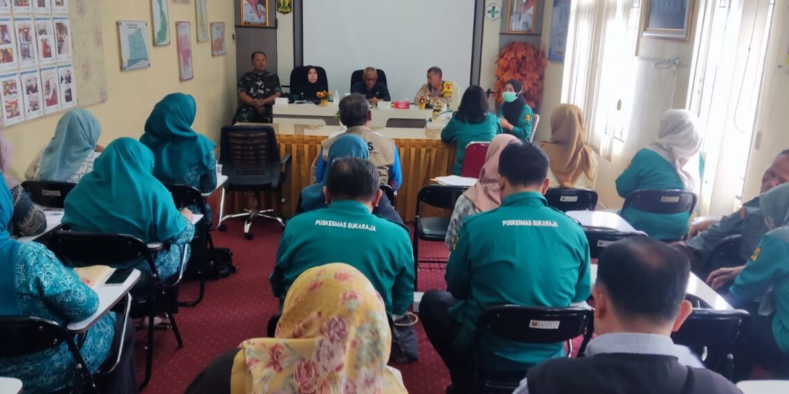 Polsek Sukaraja menghadiri undangan Lokakarya Mini Lintas Sektor