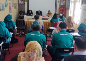 Polsek Sukaraja menghadiri undangan Lokakarya Mini Lintas Sektor