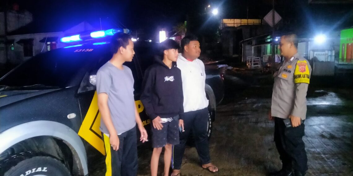 Polsek Kebonpedes Patroli Rutin Malam