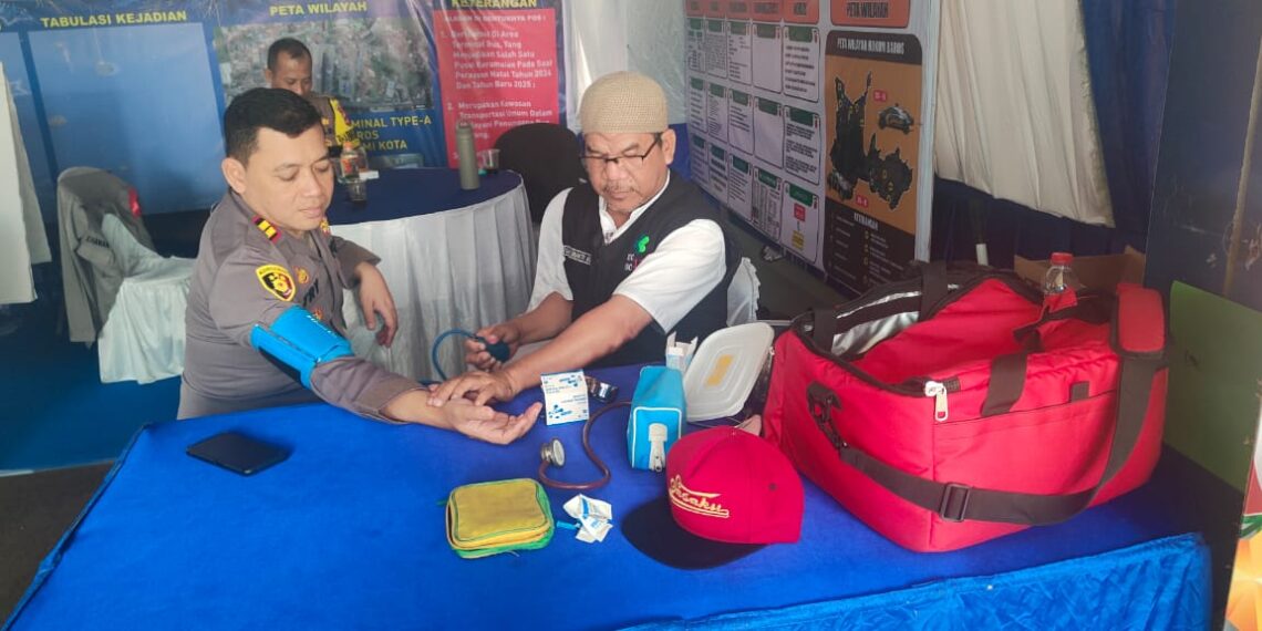 Polsek Baros laksanakan Pemeriksaan Kesehatan