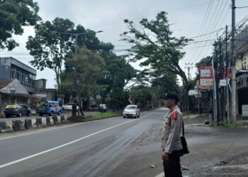 Patroli Polsek Baros wujudkan menjaga kamtibmas kondusif