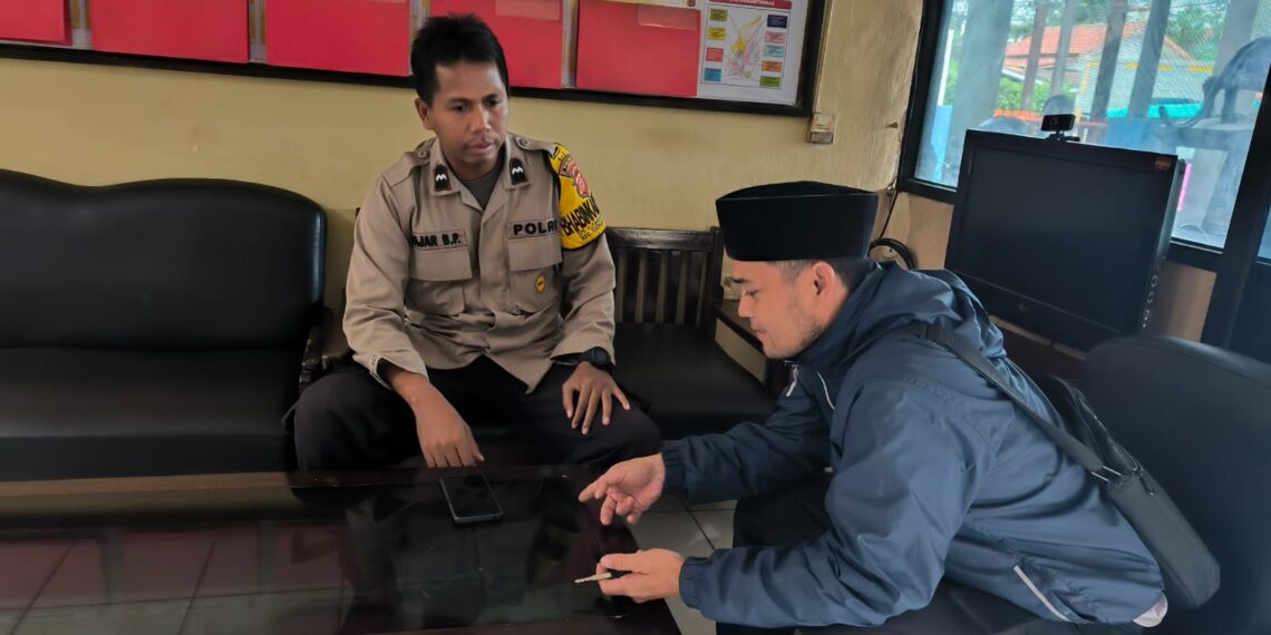 Polsek Sukaraja menyampaikan imbauan dan pesan kamtibmas
