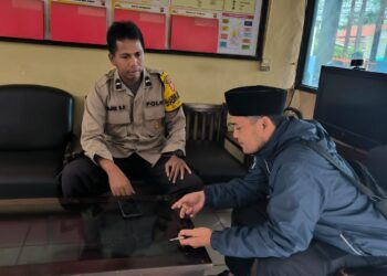 Polsek Sukaraja menyampaikan imbauan dan pesan kamtibmas