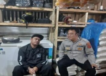 Polsek Cireunghas Laksanakan patroli pasar agar tetap menjaga Kondusifitas
