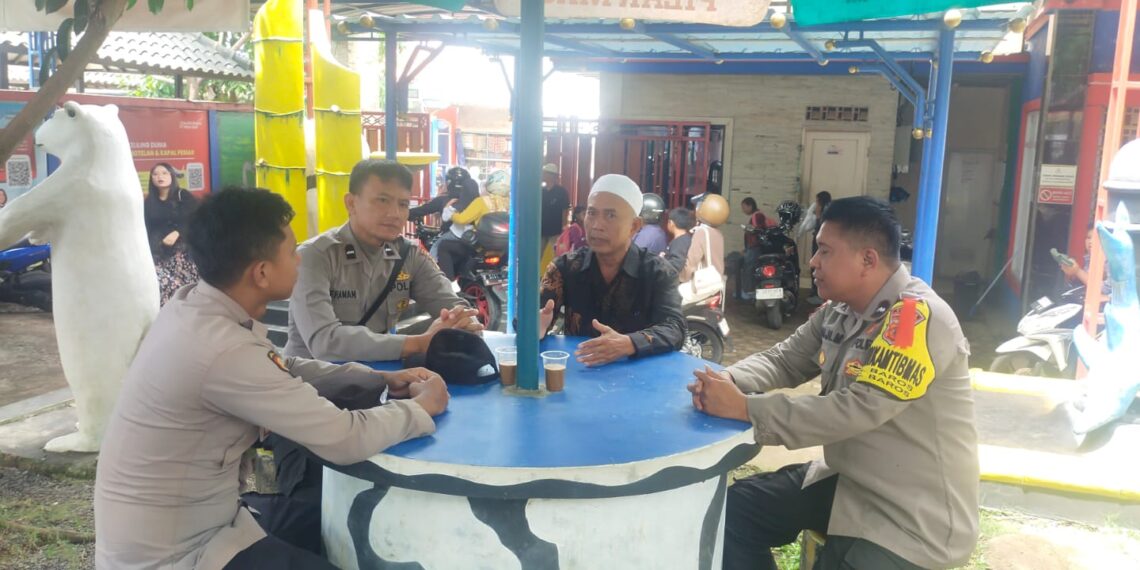 Polsek Baros Tingkatkan Pengamanan di Tempat Wisata
