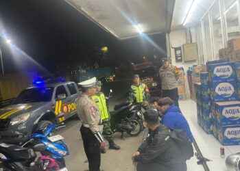 Patroli Sinergitas TNI – Polri Malam Hari Antisipasi Kejahatan