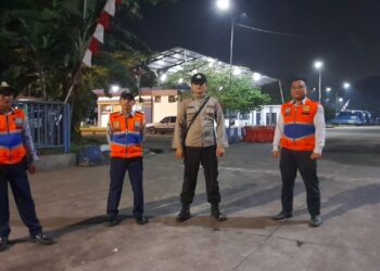 Ciptakan Rasa Aman. Kapolsek  Baros Pastikan Malam Tahun Baru Berjalan Kondusif