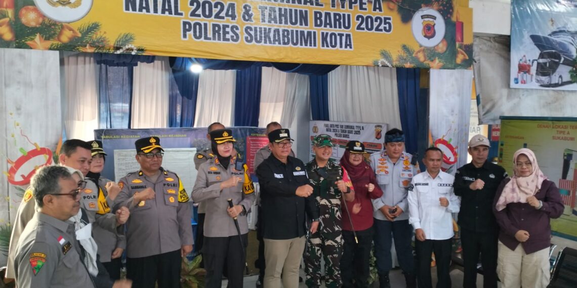 Kunjungi Pos Pengamanan Terminal, Forkopimda Kota Sukabumi Pantau Arus Mudik Libur Tahun Baru
