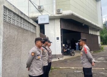 Polsek Warudoyong Sukabumi Amankan Kebaktian Umat Kristiani