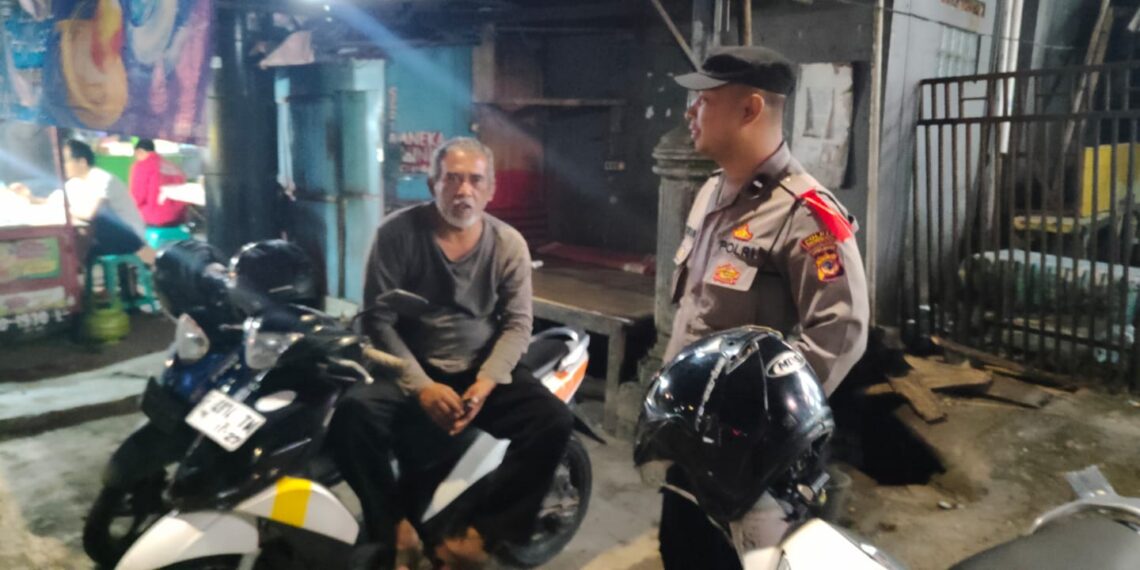 Patroli malam, Polsek Baros Berikan Rasa Aman Kepada Warga