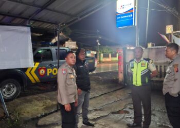 Pasca Natal dan Taun Baru Polsek Sukalarang Tingkatkan Patroli KRYD Malam Minggu