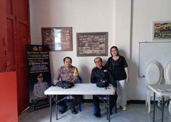 Jaga Kondusifitas Pelaksanaan Minggu Kasih Anggota Polsek Kebonpedes Pengamanan di Gereja Bethel Indonesian Pajagalan 23