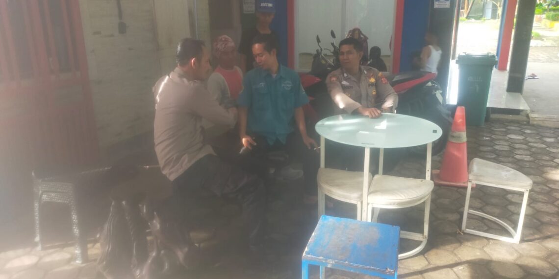 Polsek Baros Cegah Gukamtibmas Dengan Himbauan Humanis