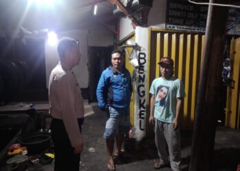 Polsek Cibeureum pertajam Patroli  malam  Cegah Gangguan Kamtibmas