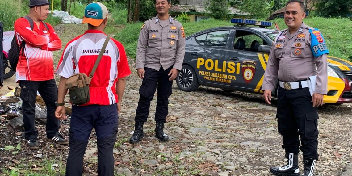 Personil Polsek Sukabumi Patroli sambang warga masyarakat dan sampaikan pesan kamtibmas