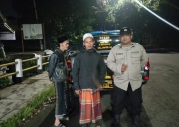 Giat Patroli Malam Polsek Kebonpedes Ciptakan Rasa Aman