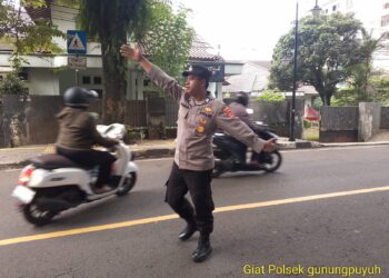 Polsek Gunungpuyuh Rutin Laksanakan Gatur Pagi