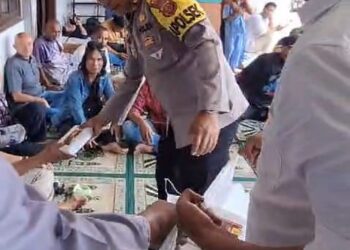 Polsek Warudoyong Sampaikan Himbauan Kamtibmas Melalui Giat
