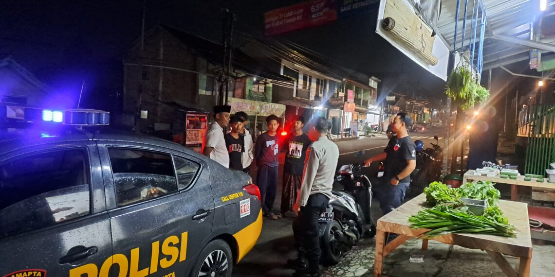 Jaga Kondusifitas Polsek Citamiang Sukabumi Gencarkan Patroli