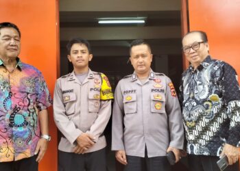 Polsek Kebonpedes Pengamanan Minggu Kasih di Gereja Bethel
