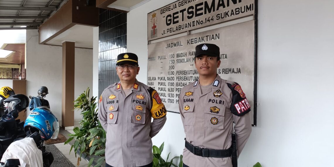 Ciptakan Keamanan, Polisi Rutin Pam Gereja Setiap Hari Minggu