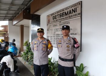 Ciptakan Keamanan, Polisi Rutin Pam Gereja Setiap Hari Minggu