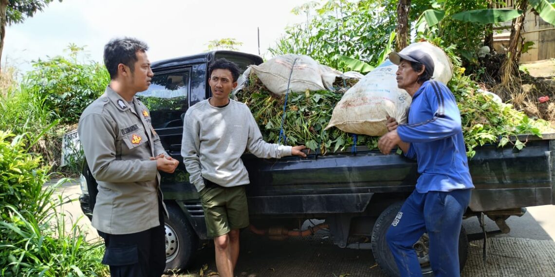 Polsek Sukaraja Laksanakan Kunjungan Ke Sejumlah Petani