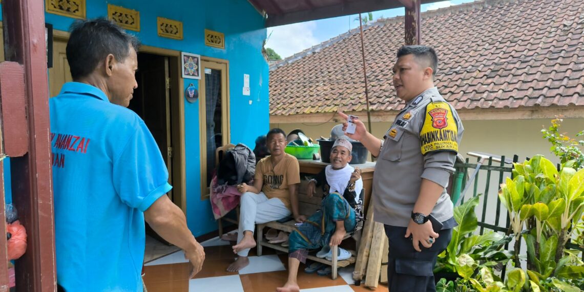 Polsek Sukaraja Melaksanakan Kegiatan Sambang ke Desa Binaan