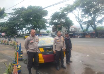 Antisipasi tawuran. Polsek Baros gelar Patroli siang pasca bubaran sekolah