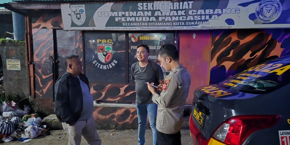 Jaga Kondusifitas Polsek Citamiang Sukabumi Gencarkan Patroli