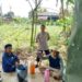 Ketahanan Pangan. Polsek Baros Sulap Lahan Non Produktif Jadikan Tanaman Jagung