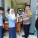 Bhabinkamtibmas Polsek Sukaraja melaksanakan Monitoring kegiatan launching program pemberian makanan sehat bergizi gratis untuk para pelajar