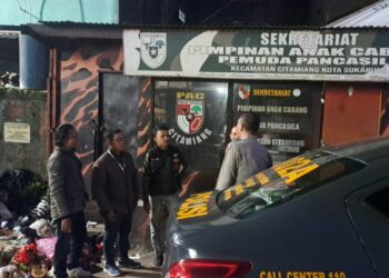 Jaga Kondusifitas Polsek Citamiang Sukabumi Gencarkan Patroli