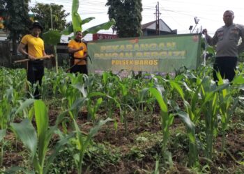 Polres Baros Dukung Program Ketahanan Pangan Nasional