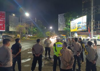 Antisipasi Kriminalitas Malam Minggu, Polsek Gabungan Rayon Selatan Gelar KRYD