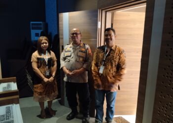 Minggu Kasih, Polsek Cisaat  Berikan Pengamanan Ibadah Kebaktian Minggu Gereja GBI MNCC Sukabumi