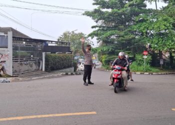 Polsek Gunungpuyuh Rutin Laksanakan Gatur Pagi
