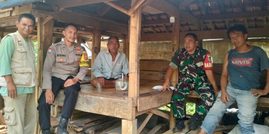 Polsek Baros Tingkatan Sinegritas TNI-Polri Dukung Ketahanan Pangan Nasional