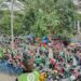 Ratusan Ojol di Sukabumi Mogok Narik dalam Dukungan Aksi di Jakarta