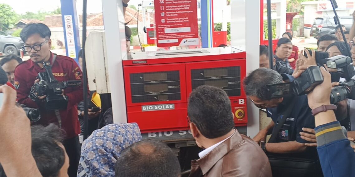 Mendag dan Mabes Polri Segel SPBU di Sukabumi Di Duga Curangi Pembeli Hingga Raup 1,4 Milyar Pertahun