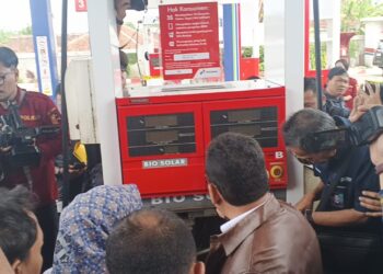 Mendag dan Mabes Polri Segel SPBU di Sukabumi Di Duga Curangi Pembeli Hingga Raup 1,4 Milyar Pertahun