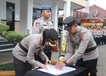Kasat Lantas Polres Sukabumi Kota Resmi Dijabat AKP Haga Deo Harefa