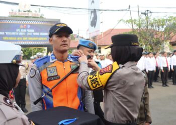 Tingkatkan Disiplin Berlalulintas, Polres Sukabumi Kota Gelar Operasi Keselamatan Lodaya-2025